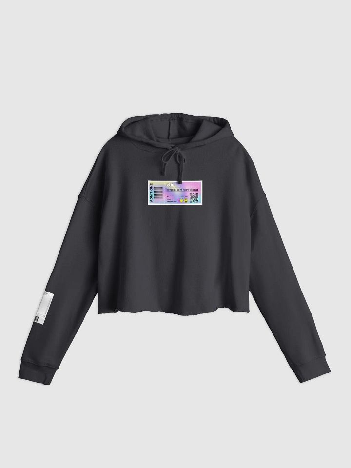 POP7 TICKET CROPPED HOODIE product image (1)