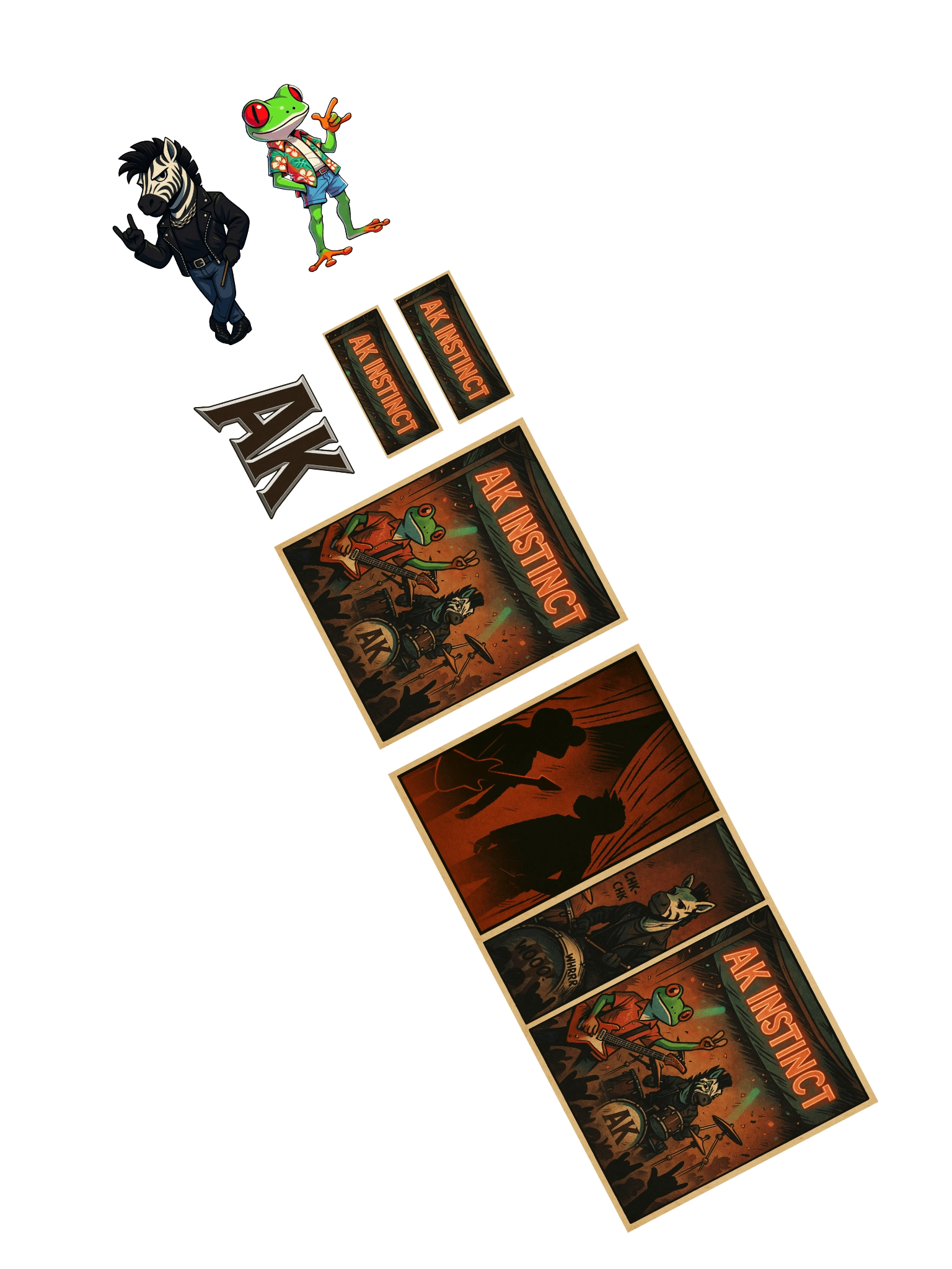 AK INSTINCT - Sticker Pack product image (2)