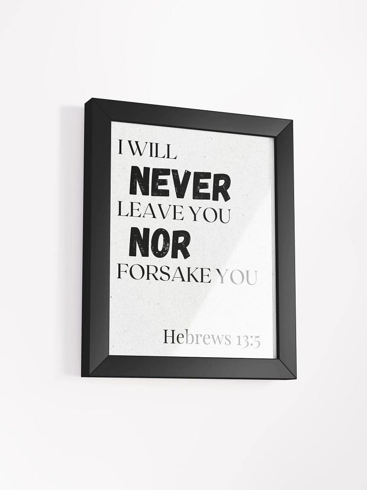 Never Forsake Me Matte Poster product image (2)