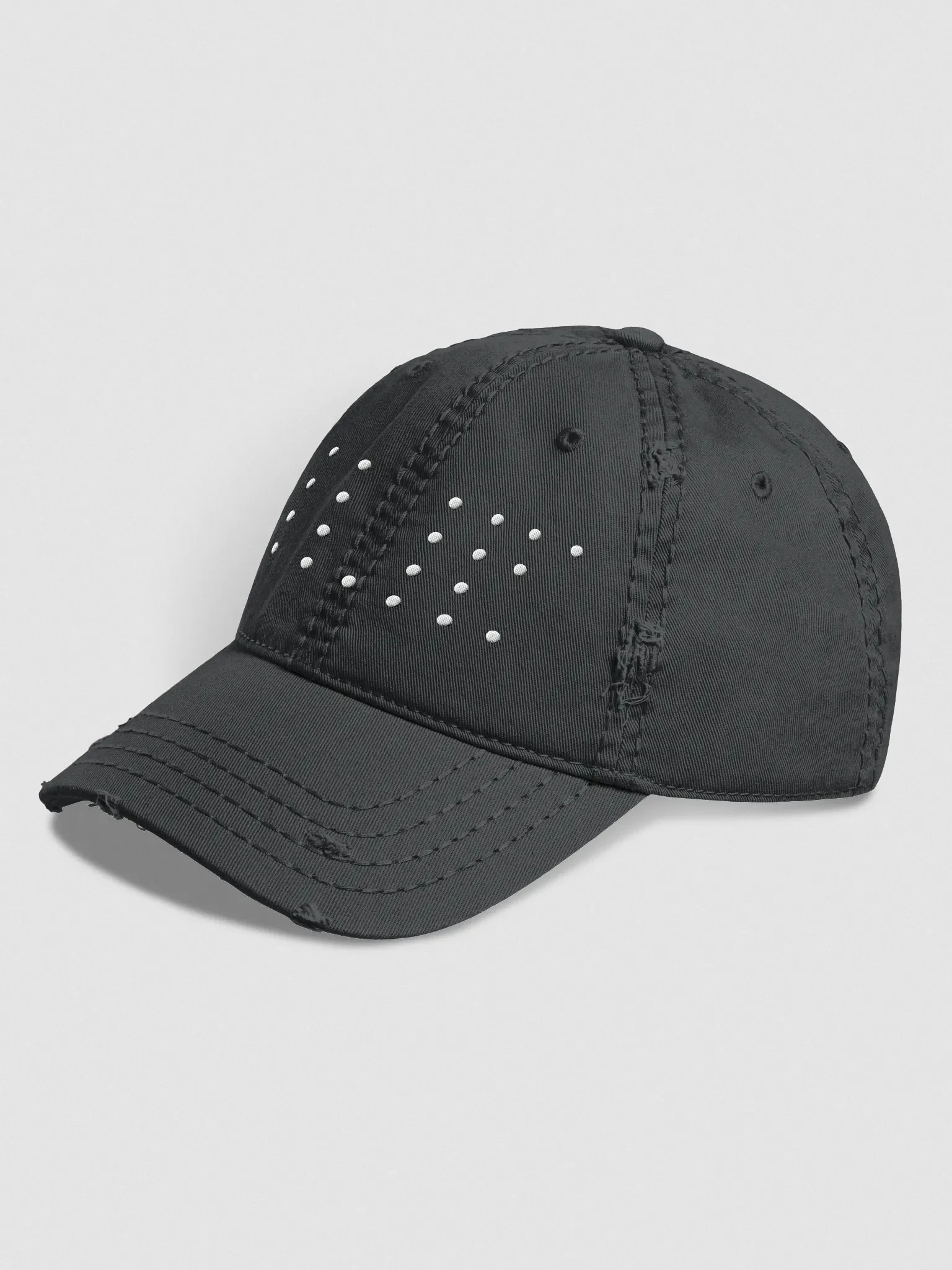 Pixel VE Distressed Dad Hat product image (2)