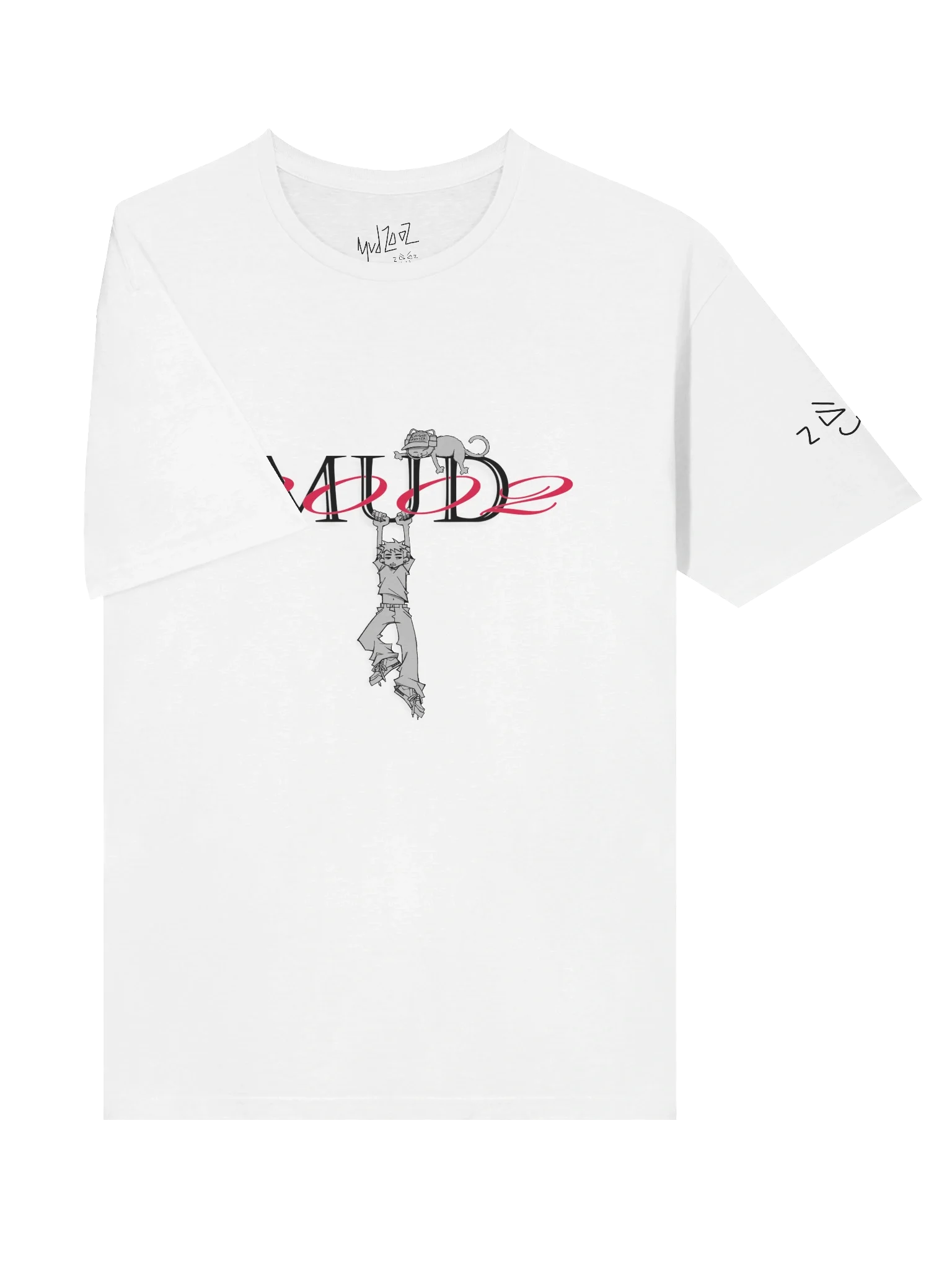 Mud2002 "Odd" Tee (White) product image (5)