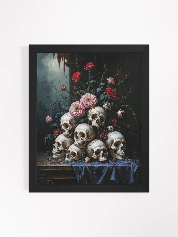 Skulls and Blooms Framed Print product image (5)