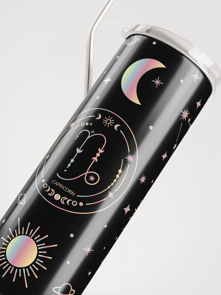 Celestial Capricorn Stainless Steel Tumbler: Embrace Zodiac Magic product image (5)