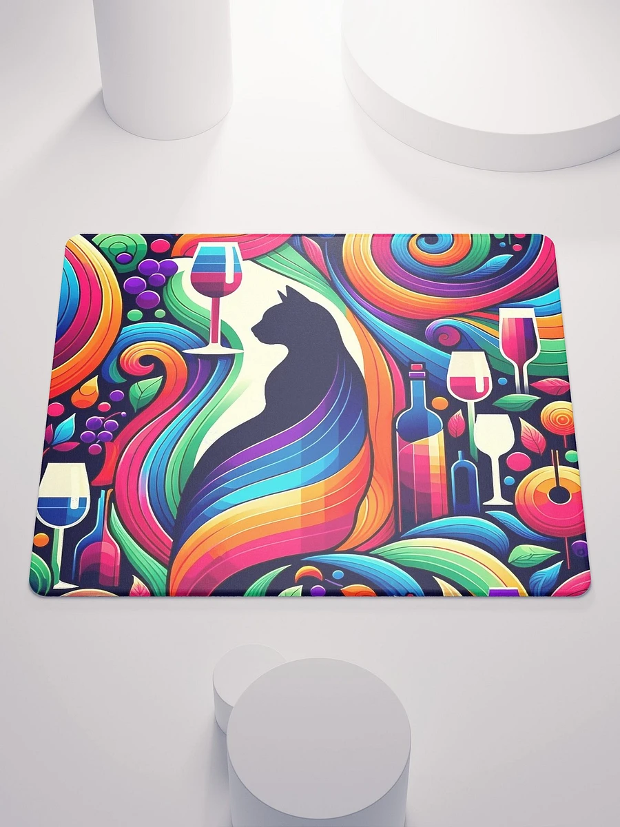 Gaming Mouse Pad: Cats and Wine 3 product image (1)