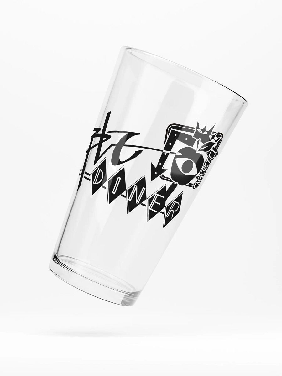 King Apple Diner Sign (Black)✦ Shaker Pint Glass product image (5)