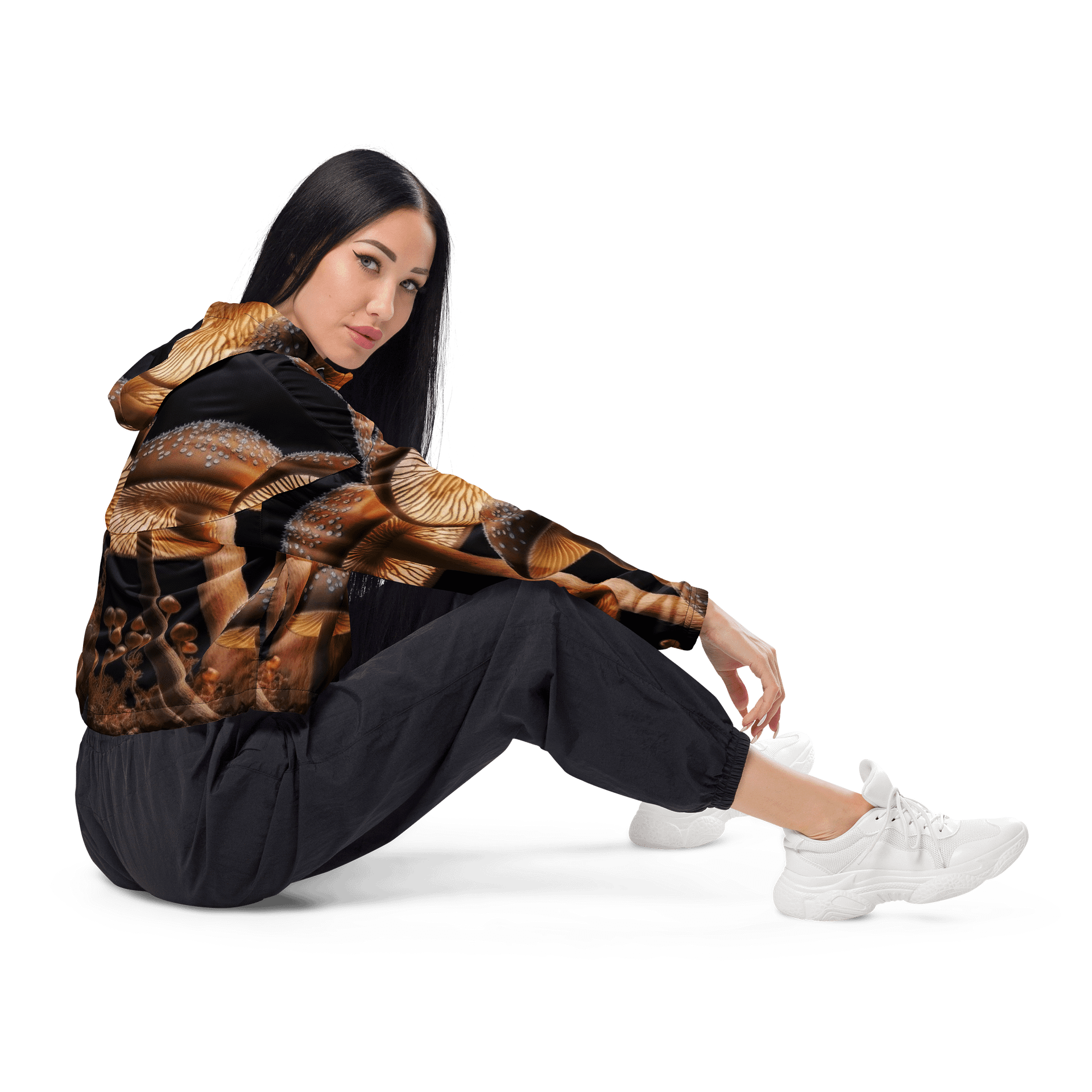 Mystical Mushroom Dance Women's Windbreaker product image (1)