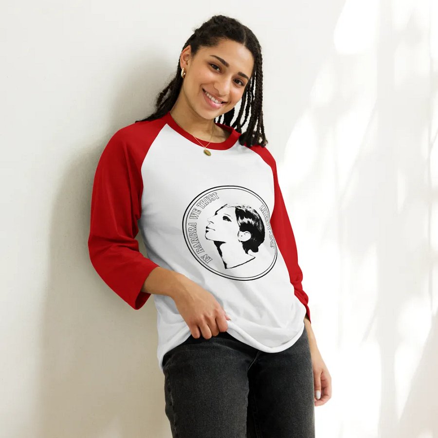 In Barbra We Trust - Midnight Comfort Raglan Tee product image (10)