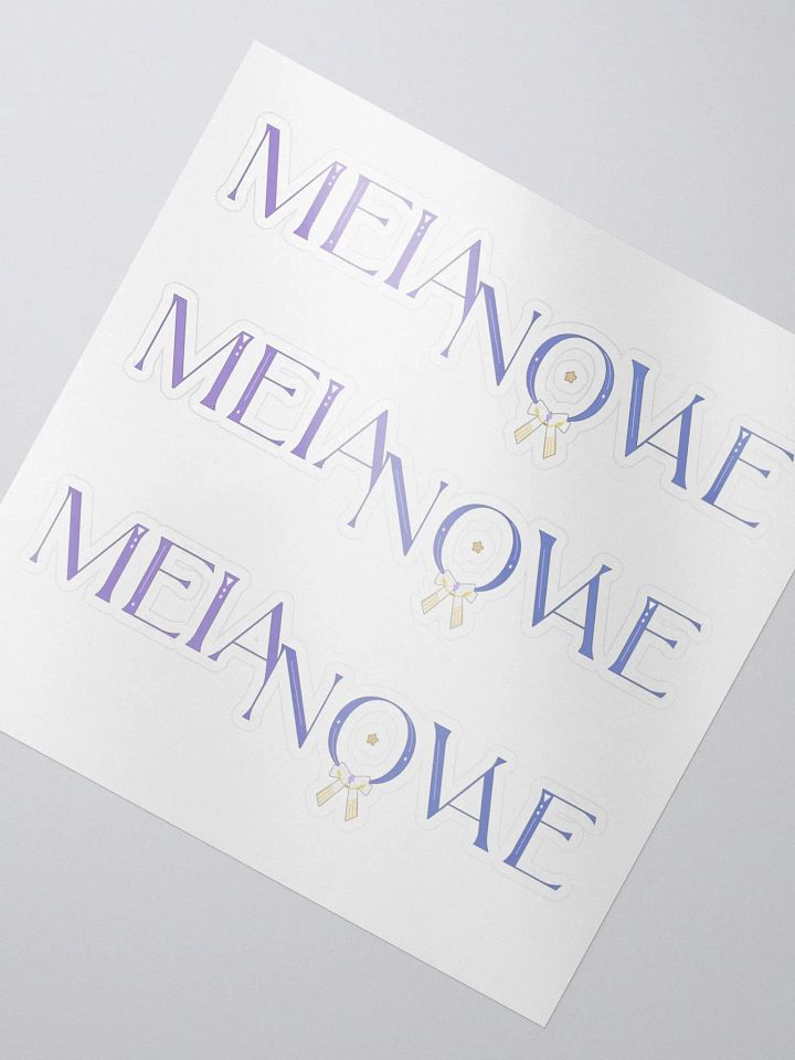 Meia Novae Logo Sticker Sheet! product image (2)