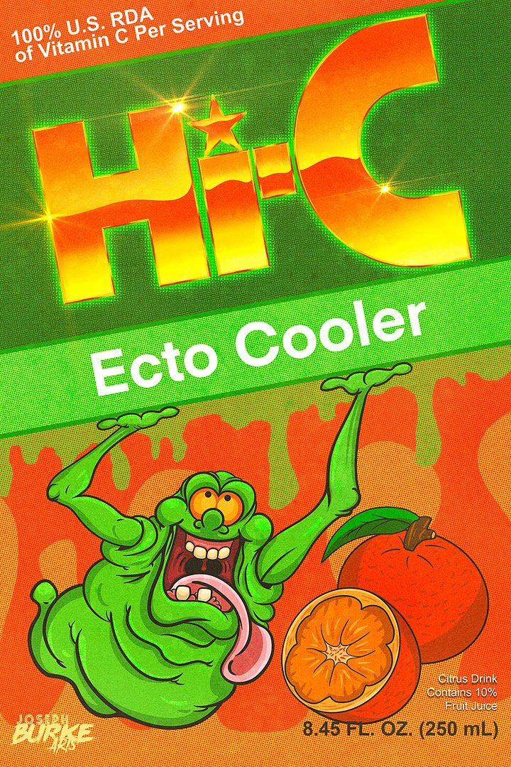 Hi-C Ecto Cooler Reissue Juice Box Digital Art product image (1)
