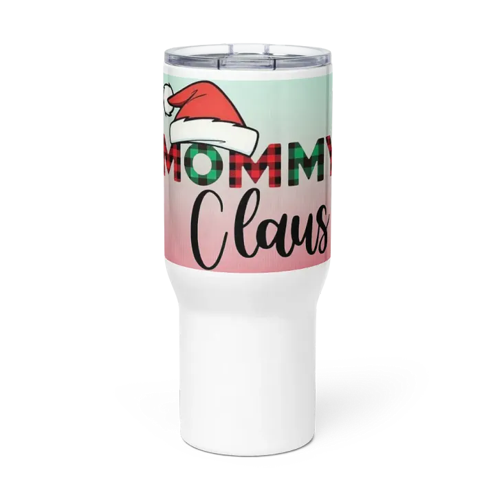 Mommy Claus Plaid Travel Mug product image (2)