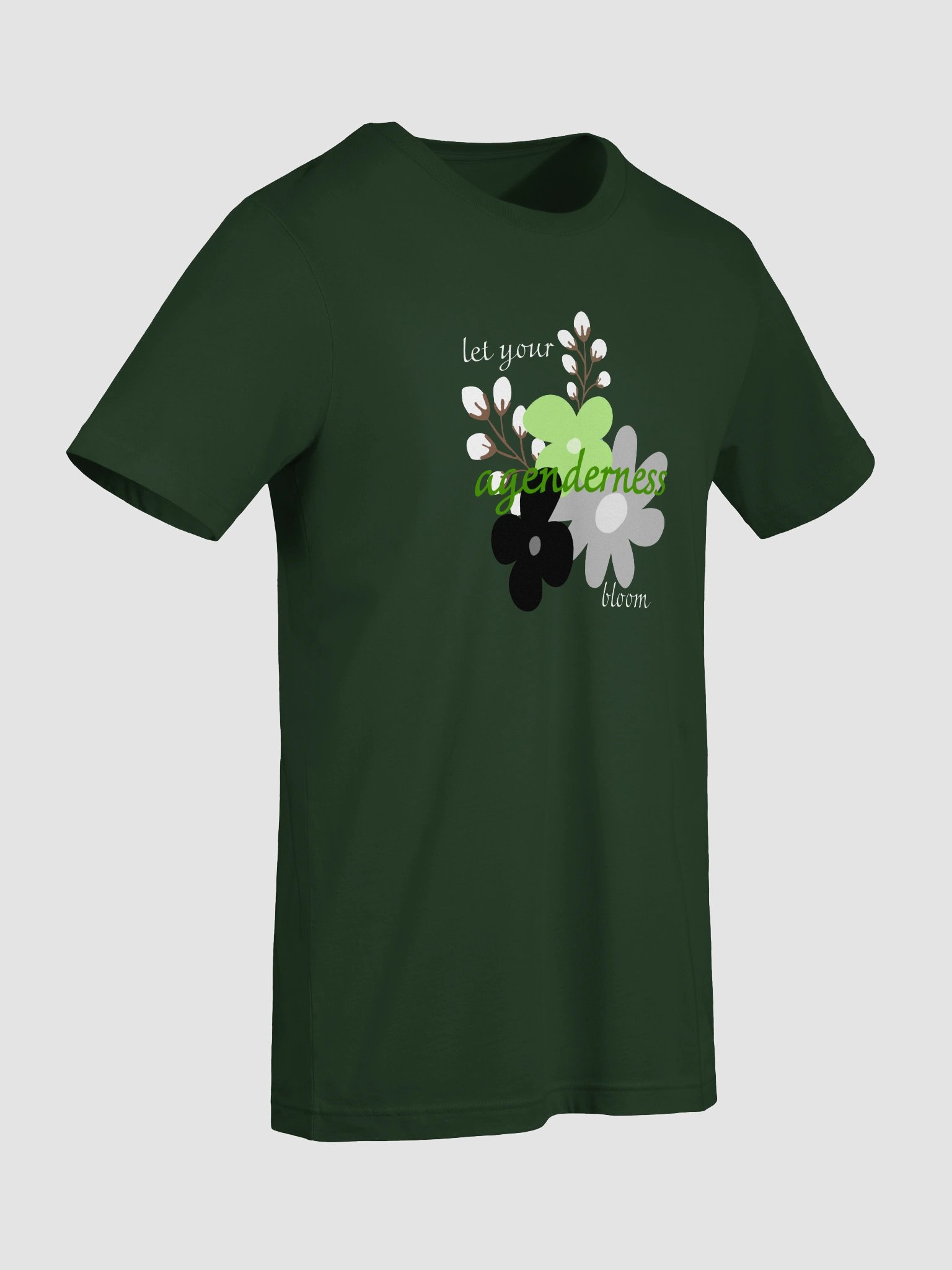 let your agenderness bloom t-shirt product image (9)