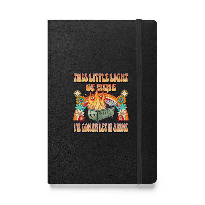 This Little Light Of Mine Dumpster Hardcover Journal product image (1)