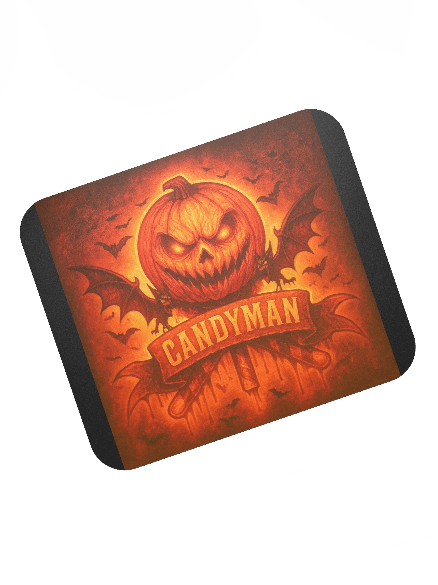Pumpkin & Bats Candyman Normal Mouse Pad product image (7)