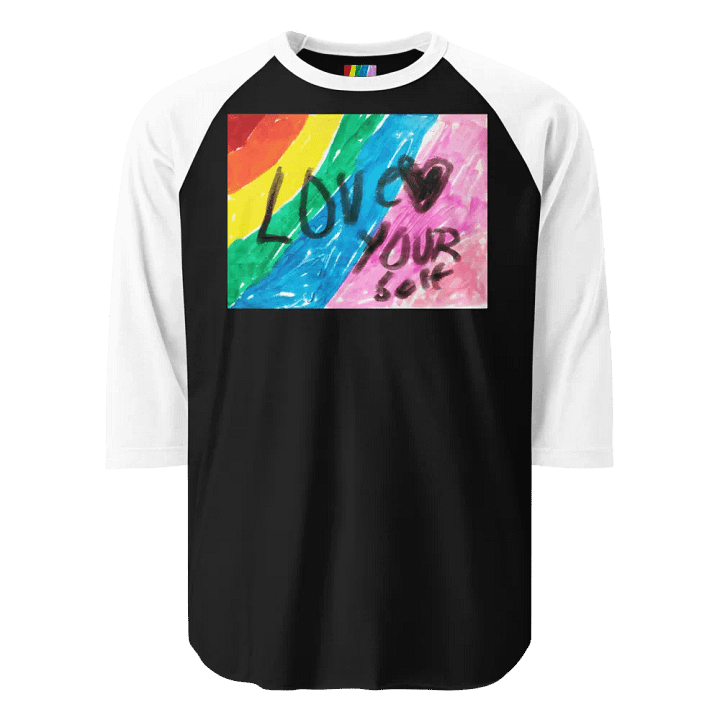 Love Yourself Original Artwork Baseball Shirt product image (1)