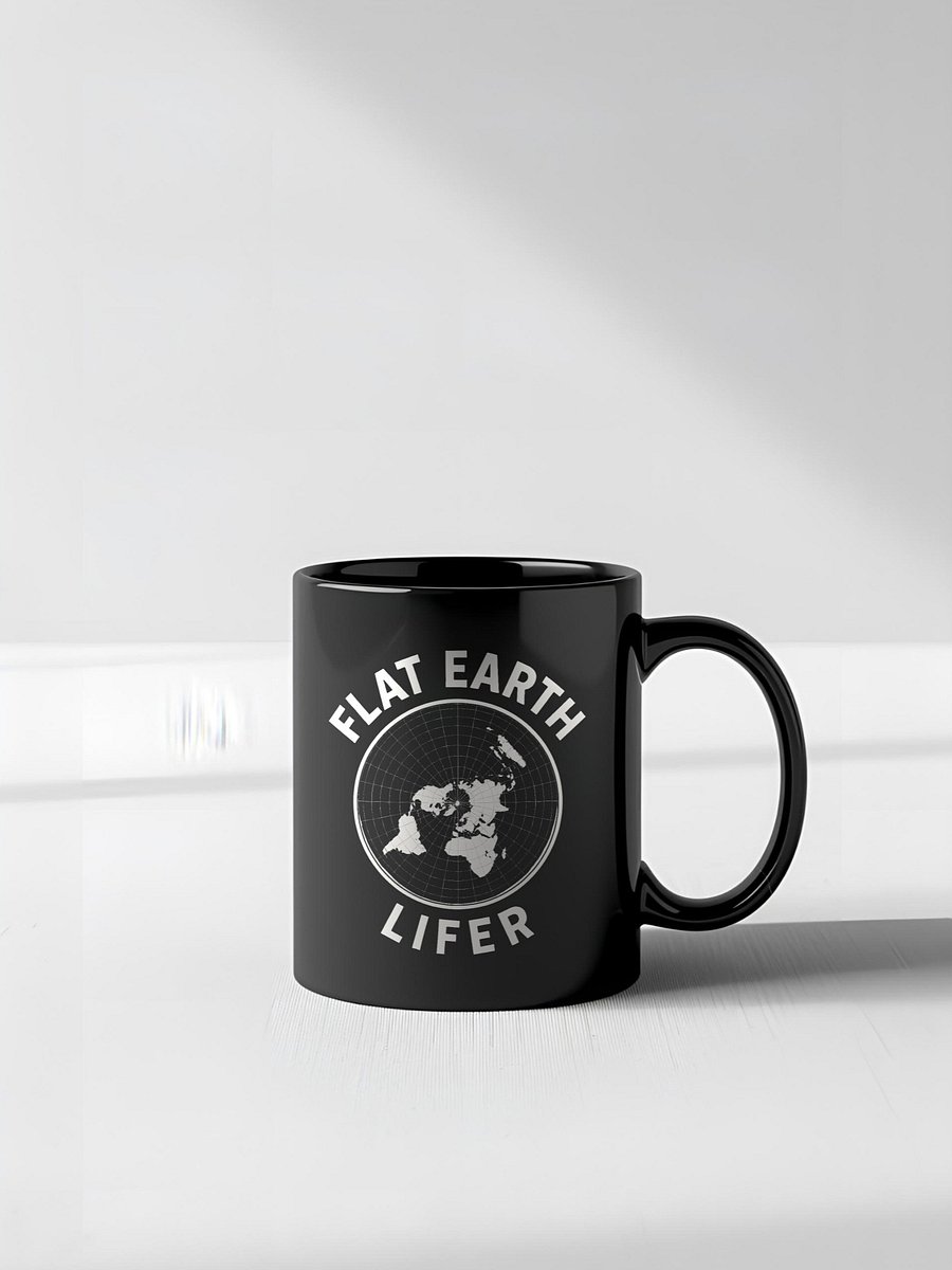 Flat Earth Lifer - Clean Modern Design Mug product image (7)