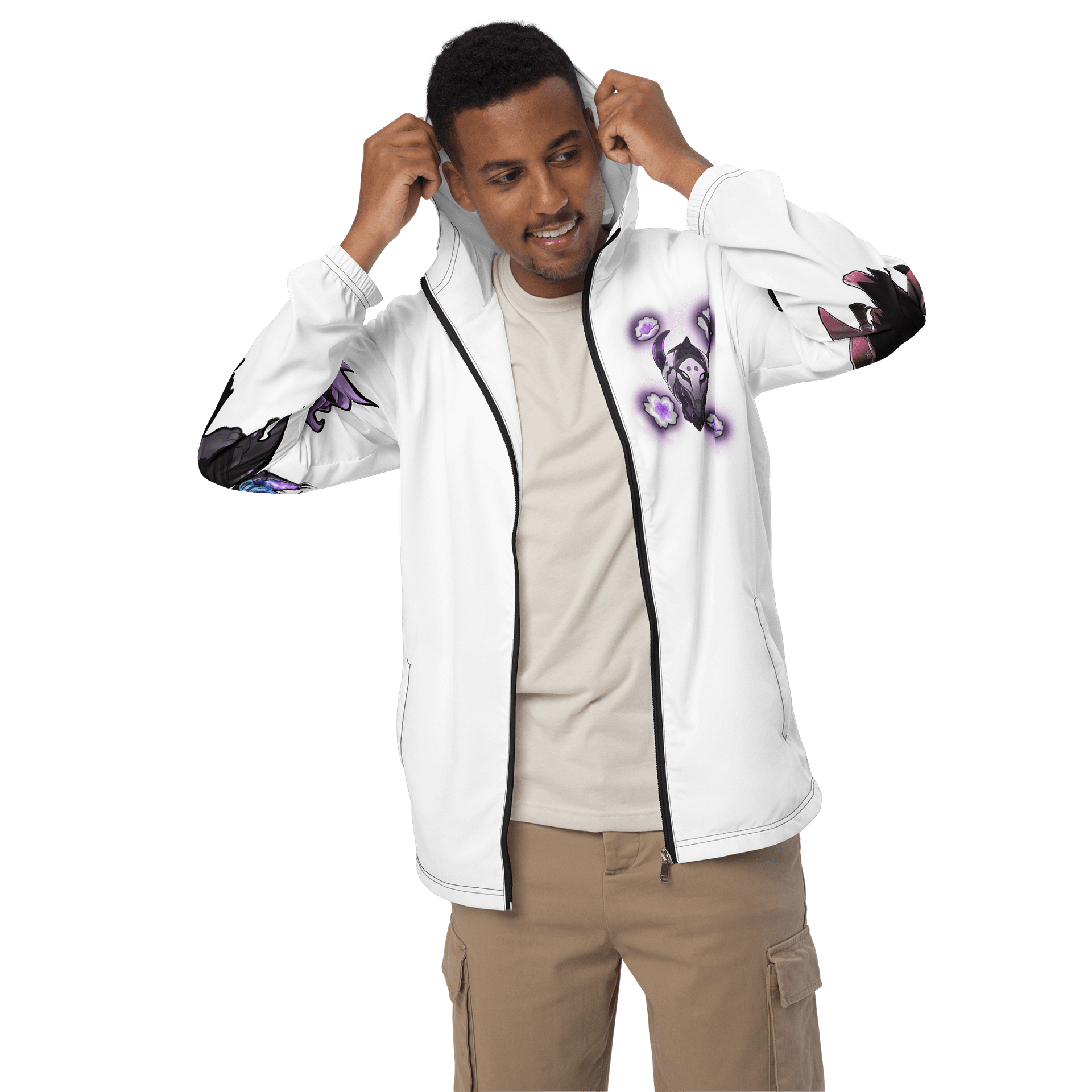 "Spirit Blossom Thresh" Windbreaker product image (4)