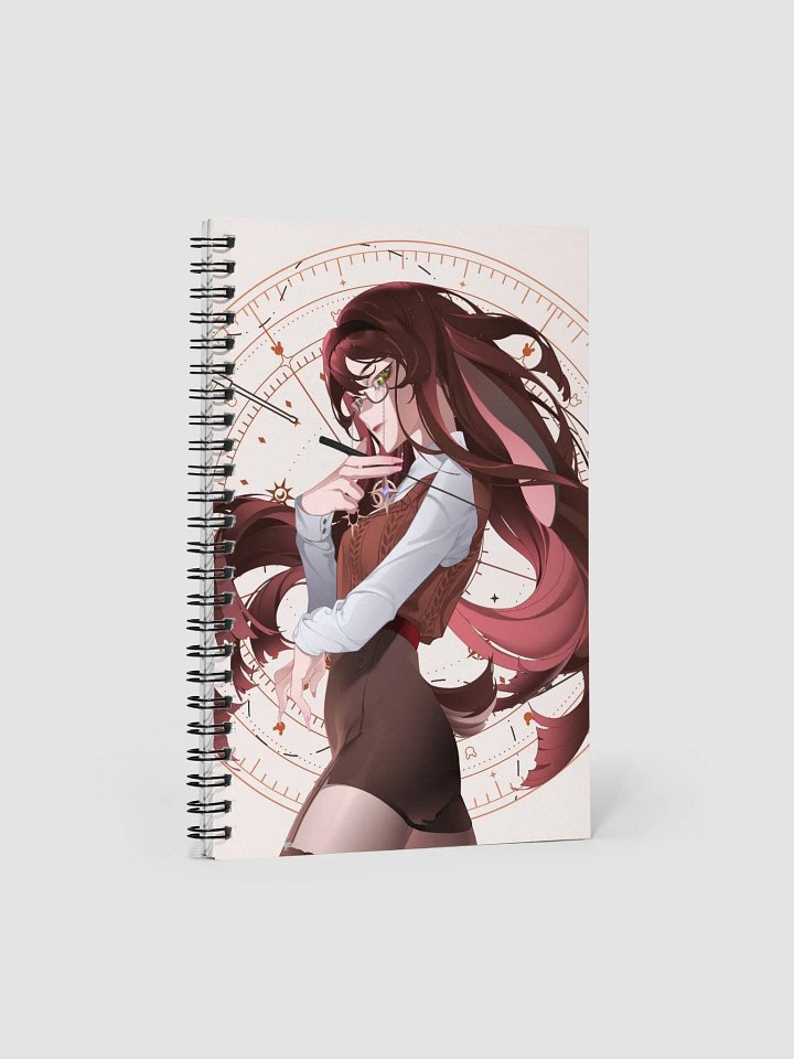 Glaring Teacher Spiral Notebook, Light Mode Edition product image (1)