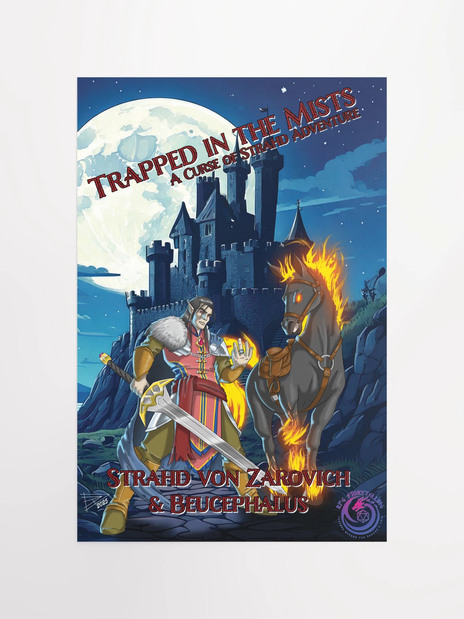 Strahd & Beucephalus: Matte Poster product image (11)
