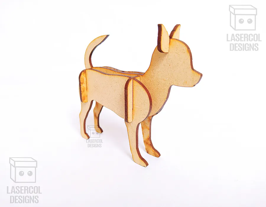 Dogs 3d Puzzle (3 Sizes) Set 2 - Laser Cut Files product image (6)