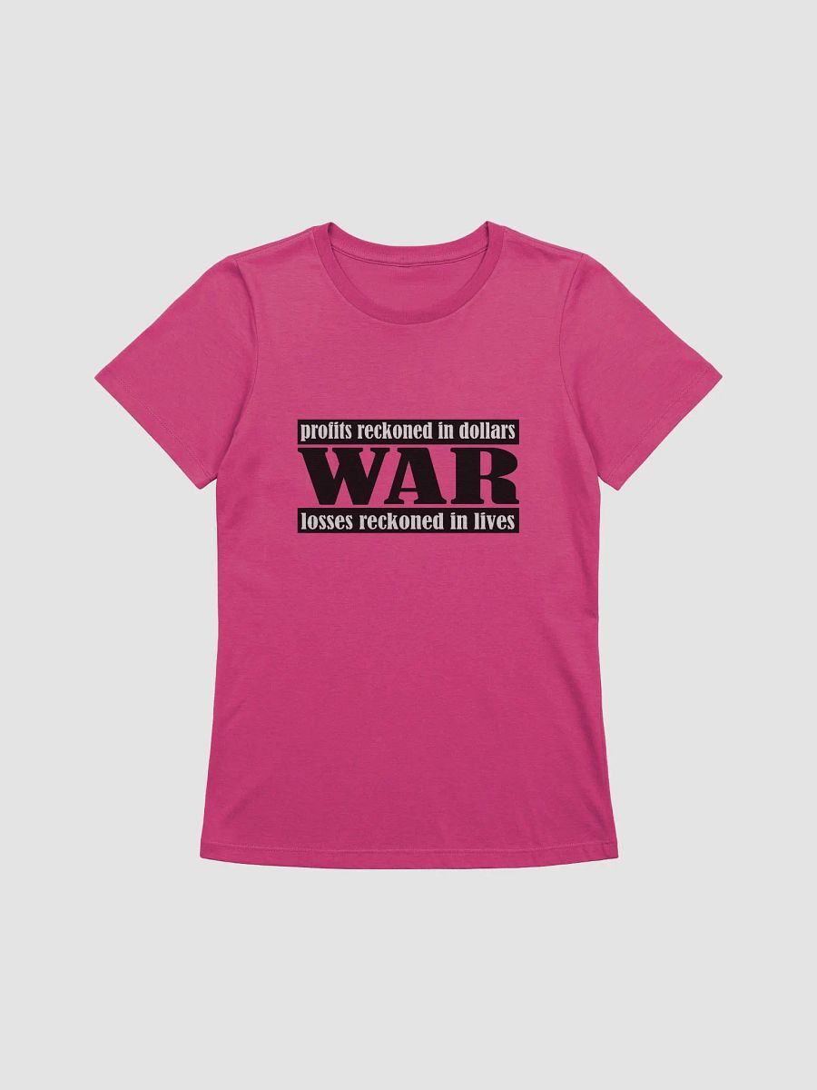 The Cost Of War - Bella+Canvas Women's Supersoft Relaxed-fit T-Shirt product image (2)