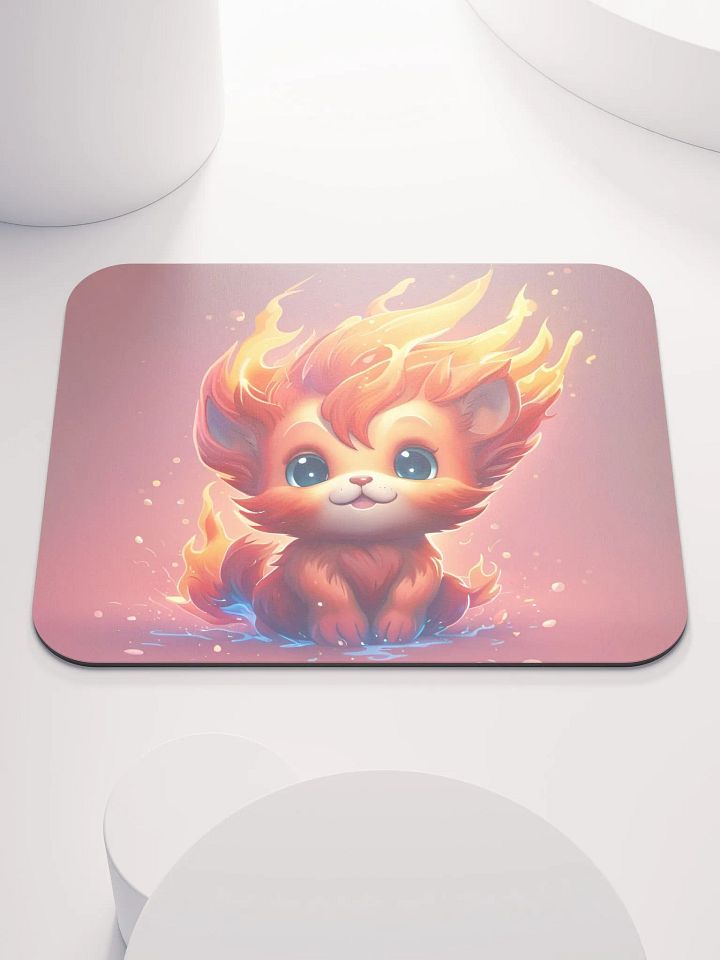 Fire Cat Mouse Pad product image (1)