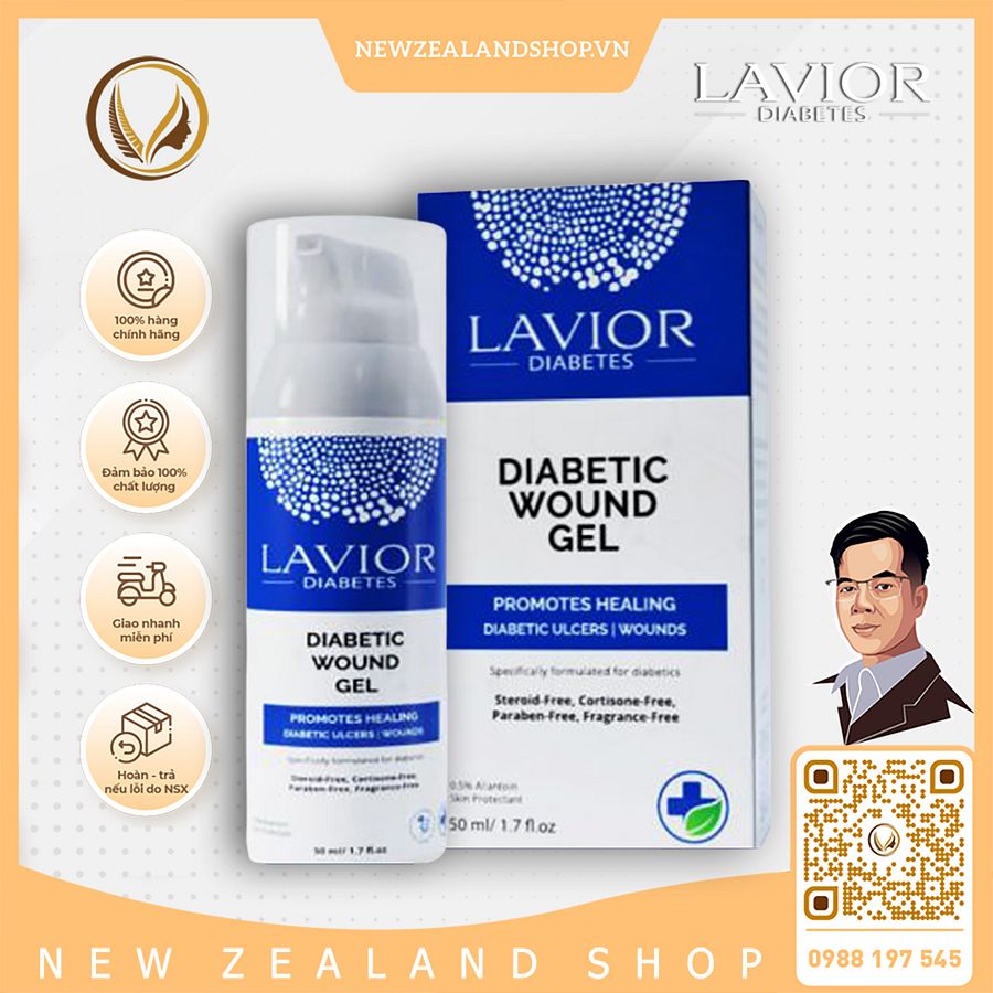 Gel chống loét tiểu đường Lavior D-Care Diabetic Wound Gel 50ml product image (1)
