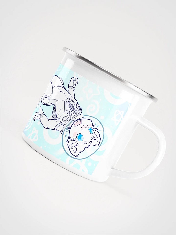 Space Cat Mio metal mug product image (1)