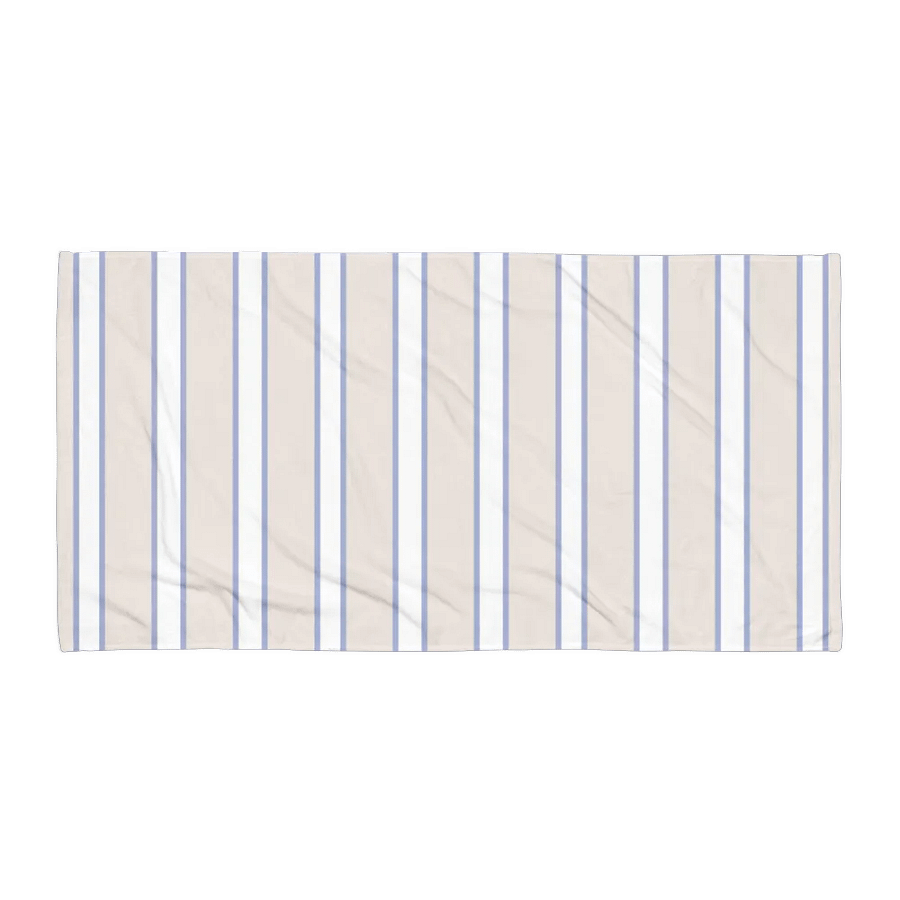CLASSIC SEASIDE HAMPTONS TOWEL - MARITIMES HANDTUCH MIT STREIFEN HAMPTONS STYLE product image (1)