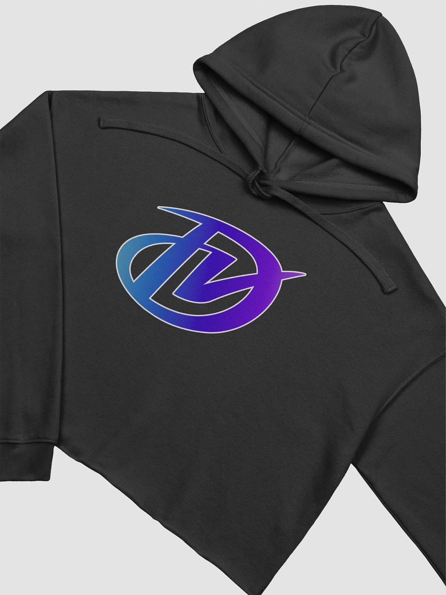 DV Crop Hoodie (Purple/Blue Gradient Logo) product image (3)