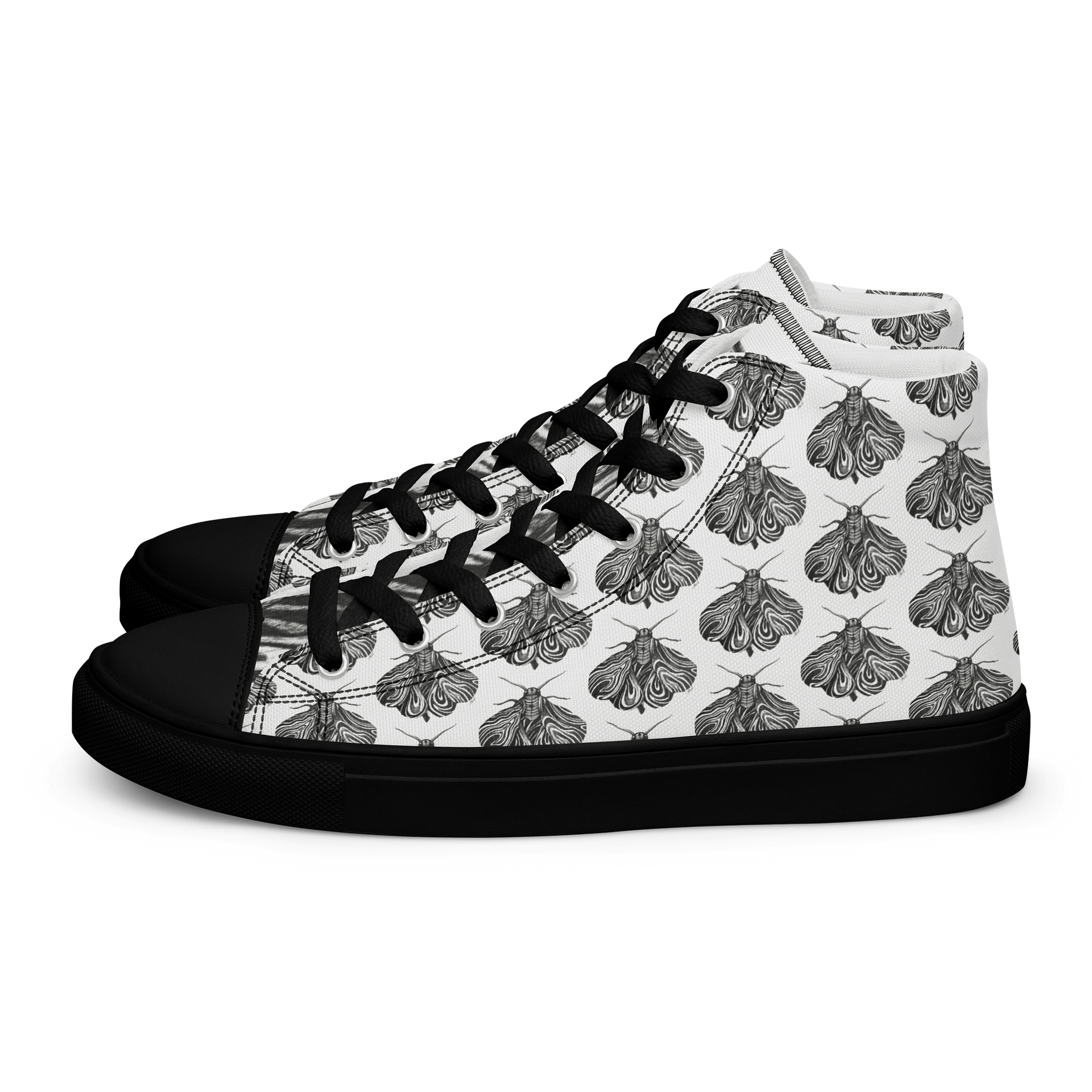 Moth - Men's High Top Canvas Shoes product image (1)