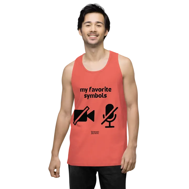 Introvert Symbols Comfort Tank Top product image (11)