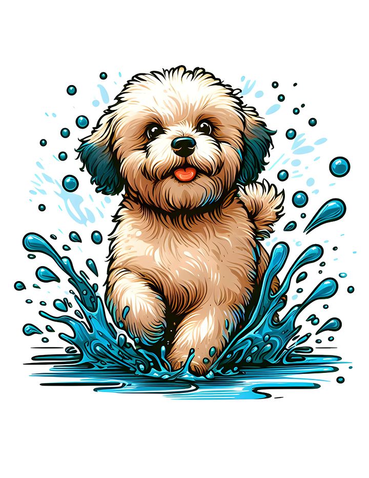 100 Cute Dog Coloring Pages for Kids PDF product image (1)