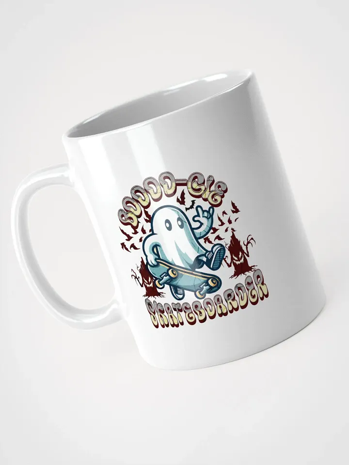Boooo-gie Skateboarder Ghost Skater Mug product image (2)