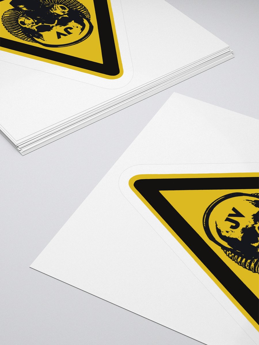 JOE VIRUS CAUTION STICKER product image (11)