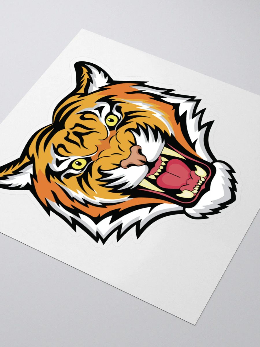 Fierce Tiger Kiss Cut Stickers product image (3)