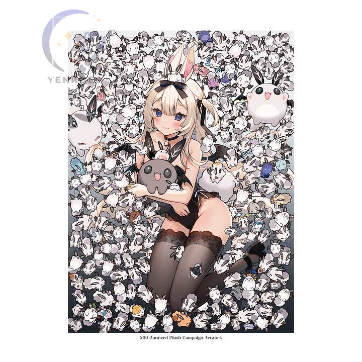 Bunnerd Plush Print product image (1)