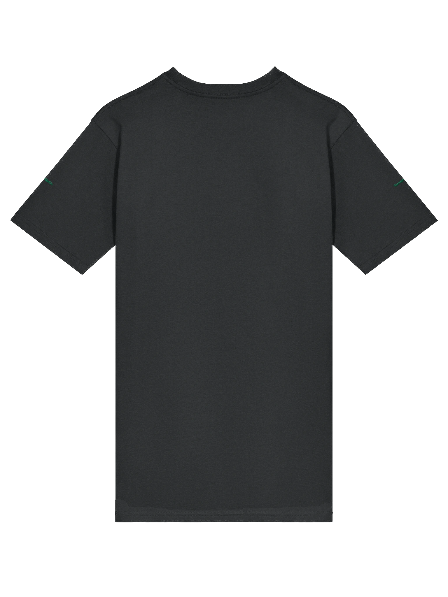 Simple HoneyedSatin Midnight Black Cotton Tee product image (4)