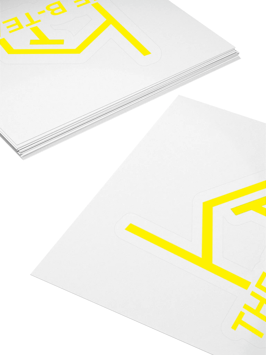 B-Team Yellow Logo Sticker product image (11)