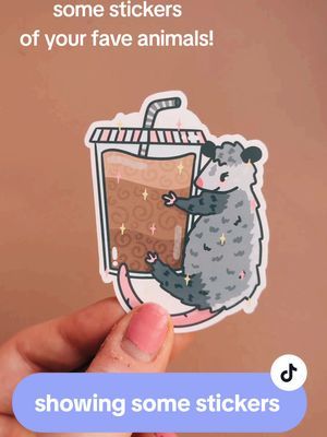 some stickers of your fave animals! 🐸 #fyp #foryoupage #stickers #stickershop #smallbusiness #kawaii #frogs #artist 