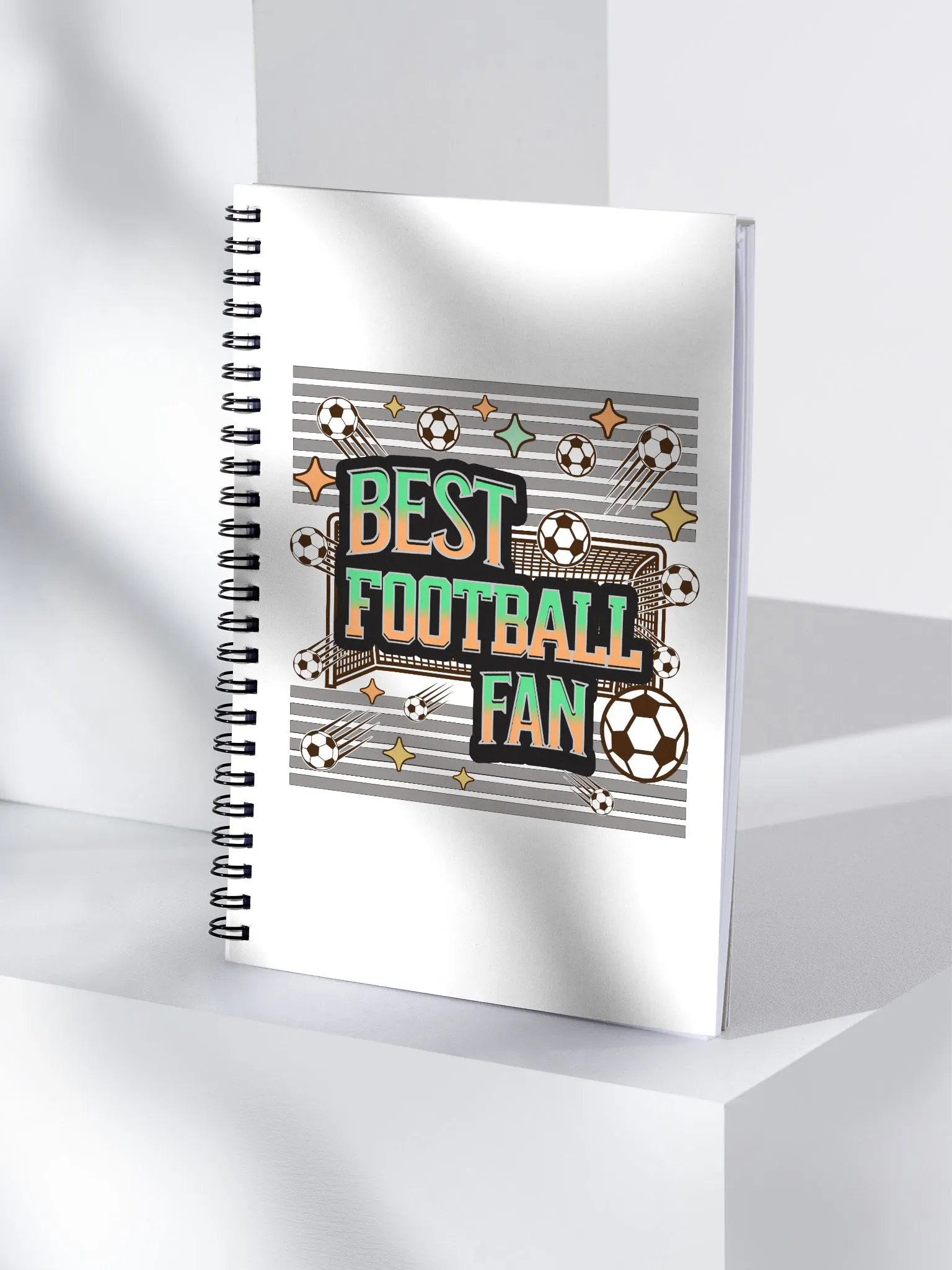 Best Football Fan Fanatic Spiral Notebook product image (3)