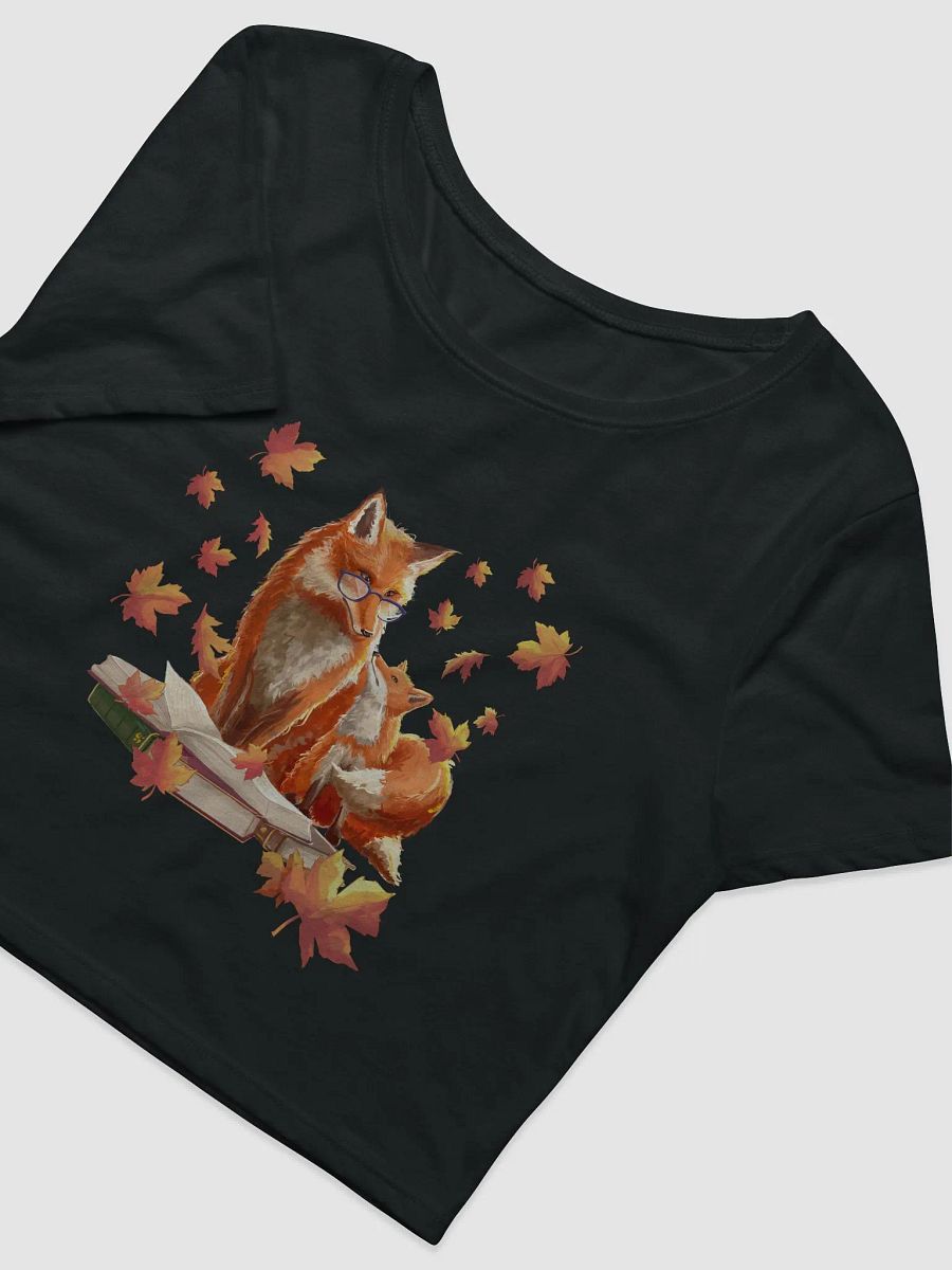 Fall Fox Family Crop T-Shirt product image (3)