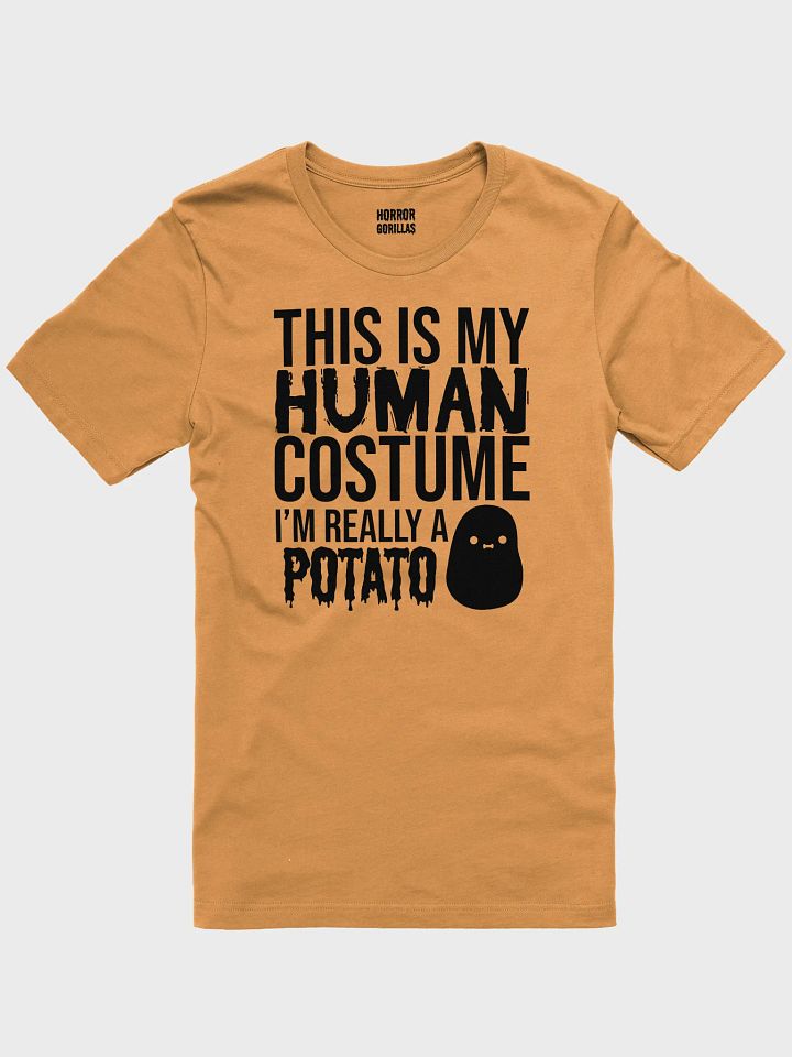 This Is My Human Costume I'm Really A Potato Funny Halloween T-Shirt product image (2)