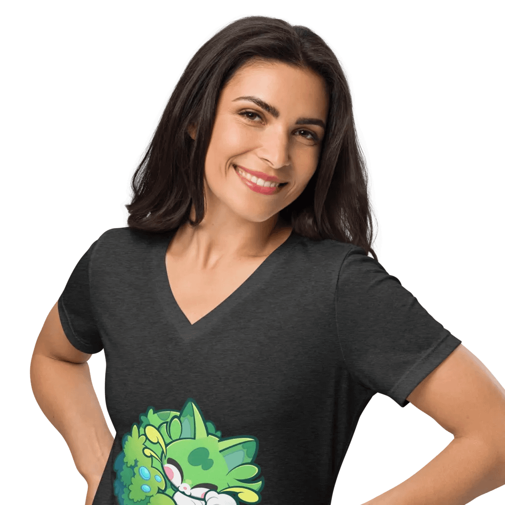 Sleeping Chloe • Women's Relaxed V-Neck T-shirt product image (3)
