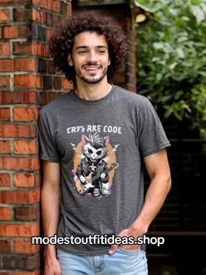 someone you loved - punk rock cat graphic tee @modestoutfitideas.shop #music #StyleInspiration 