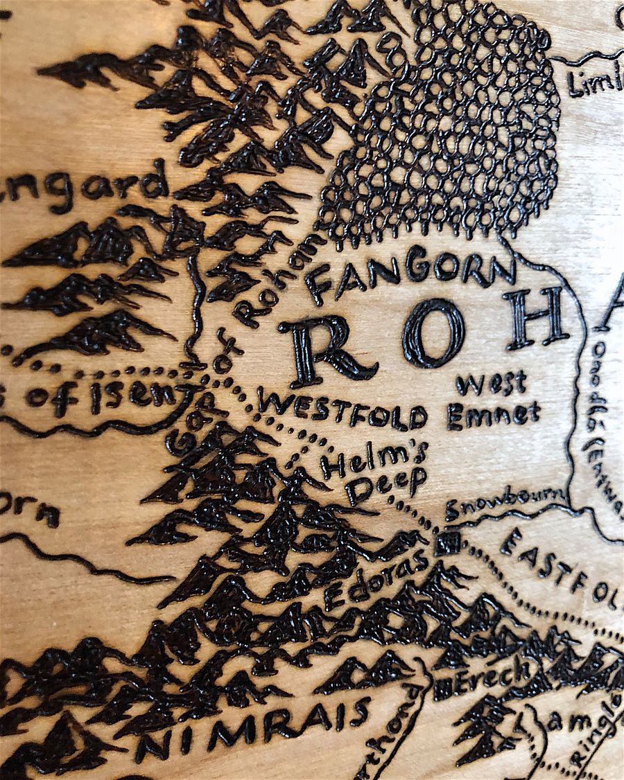 Middle Earth Map - 2' x 3' product image (4)