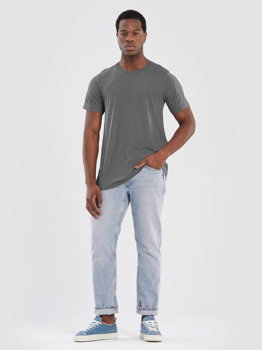 Plain Color Grey T-Shirt product image (3)