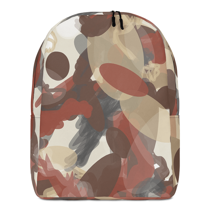 Customizable Minimalist Print Backpack product image (1)