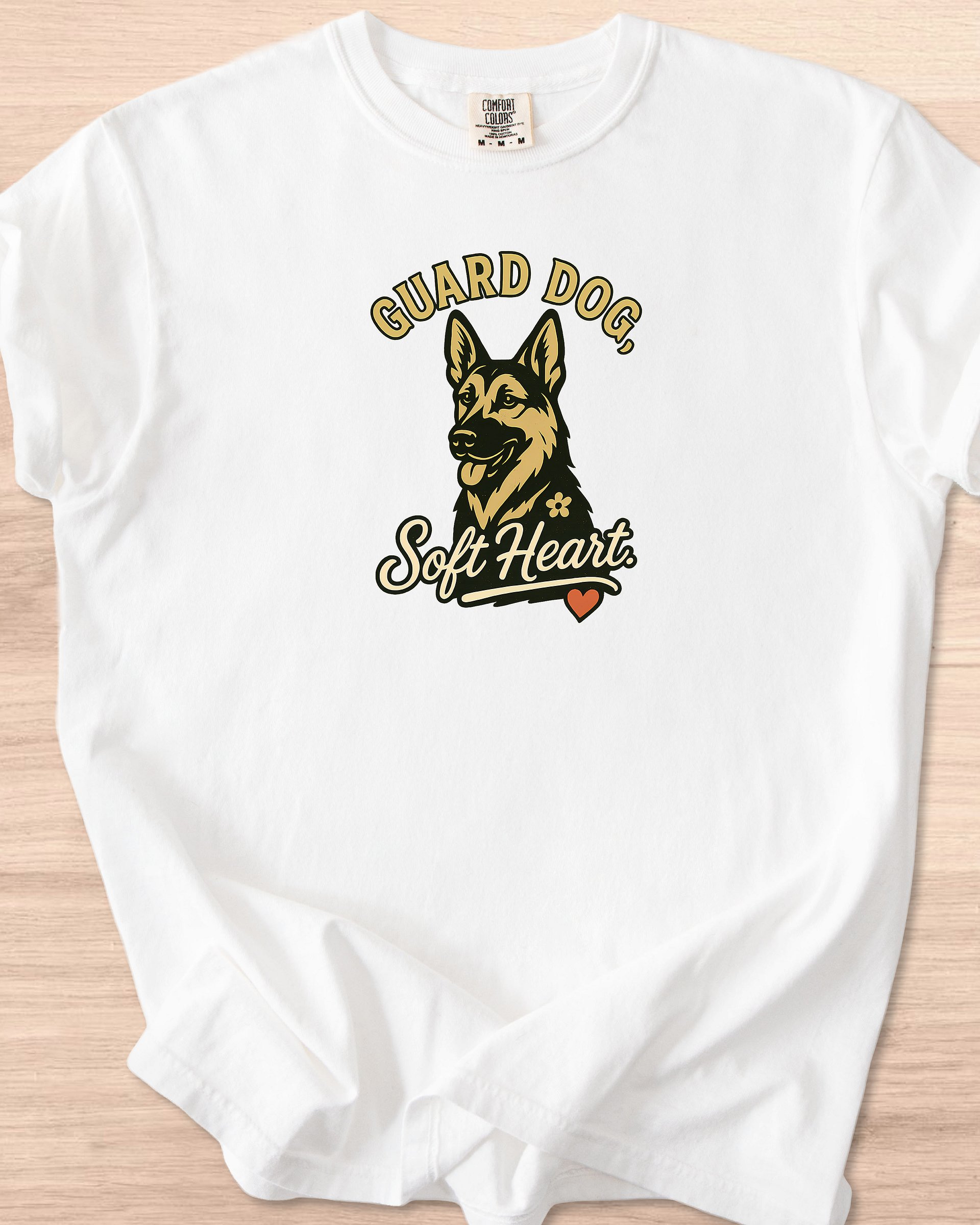 Guard Dog Soft Heart (German Shepherd) Tee product image (94)