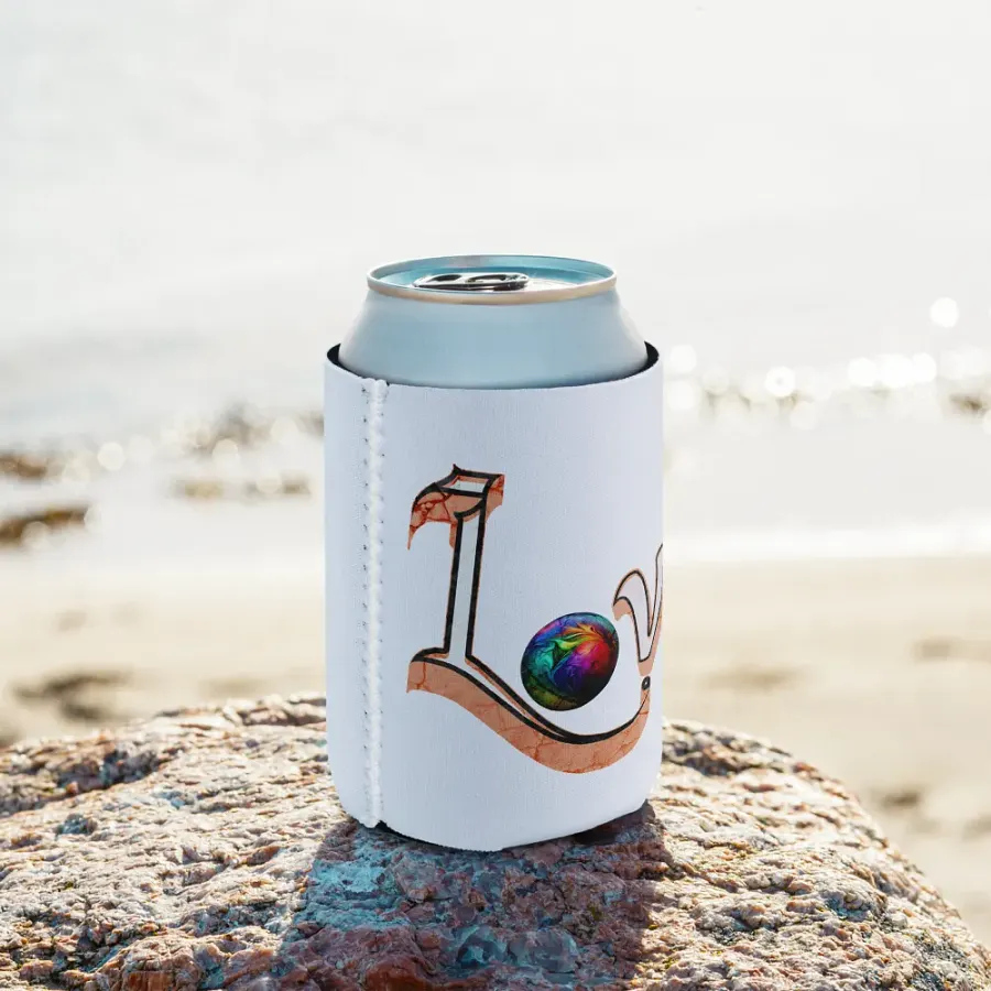 Love Bowling Swirled Can Cooler product image (9)