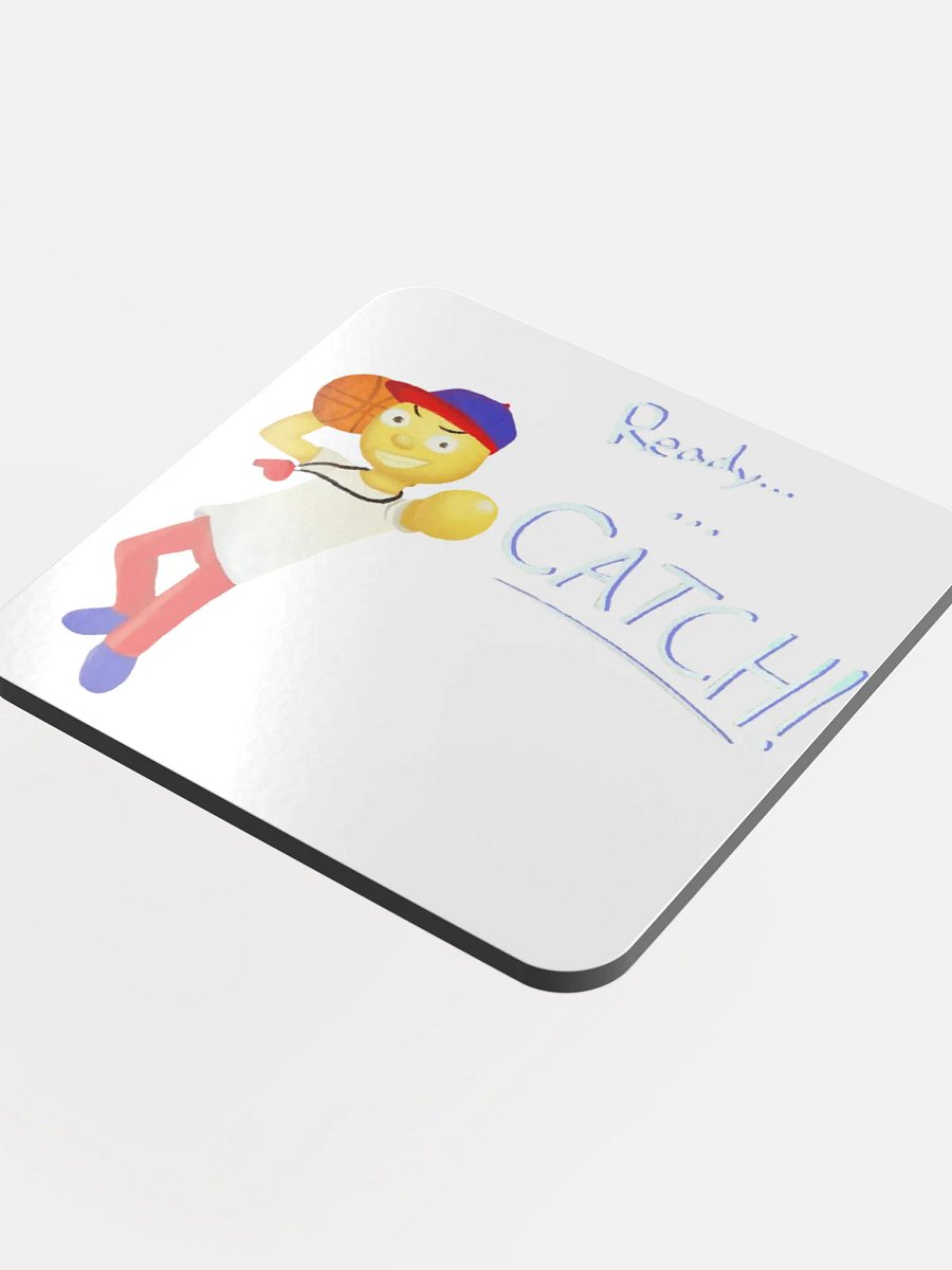 Ready... ... CATCH! Coach Dribble Cork Coaster product image (4)